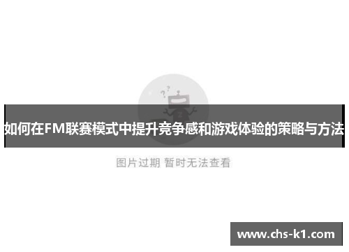 如何在FM联赛模式中提升竞争感和游戏体验的策略与方法