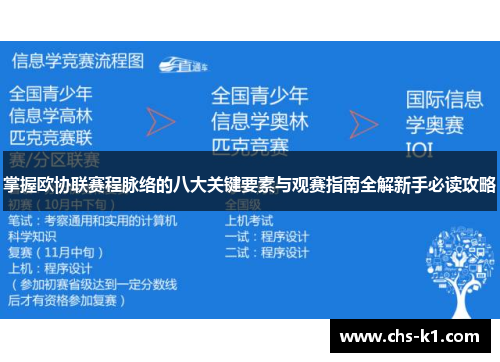 掌握欧协联赛程脉络的八大关键要素与观赛指南全解新手必读攻略